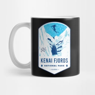 Ski Kenai Fjords National Park Alaska Mug